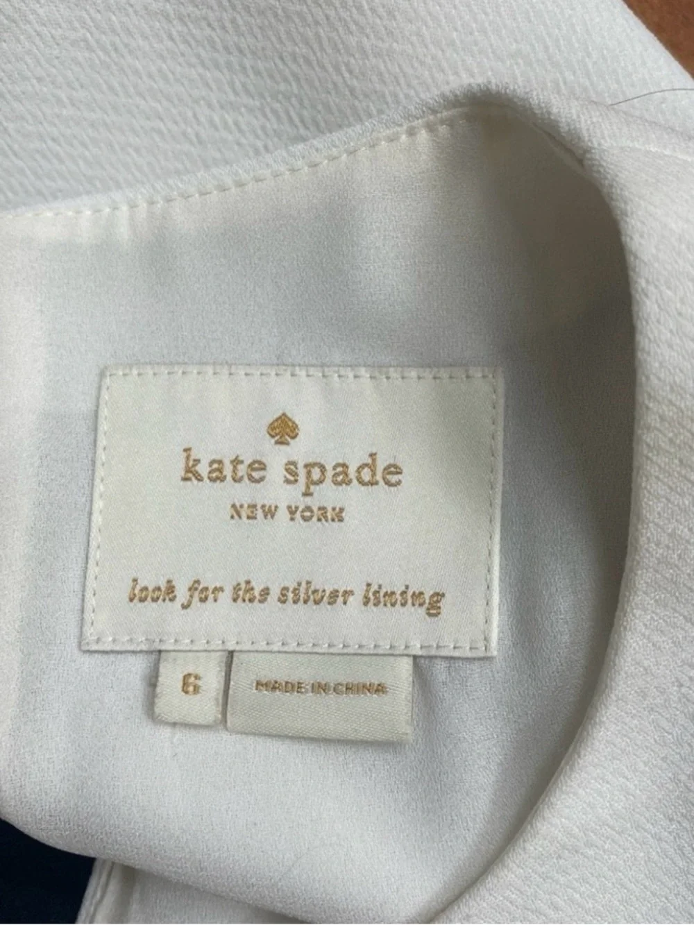 Kate Spade Women's Black Off White Colorblock Classic Shift Dress Size 6 Preppy